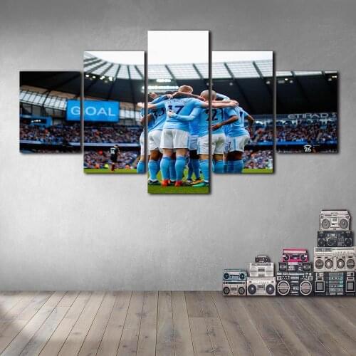 Canvas Paintings on The Wall Art Team Huddle Posters and Prints Modern Pictures for Living Room No Frame