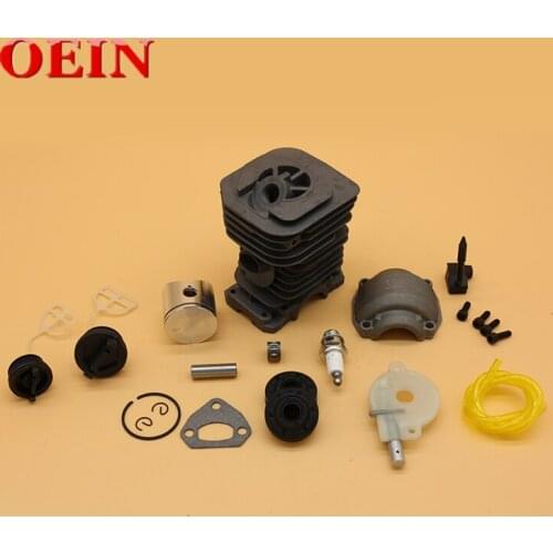 38MM & 40MM Cylinder Piston Pan Oil Pump Oil Seal Cap Kit Fit Husqvarna 141 142 136 137 Gas Chainsaws Spare Engine Motor Parts