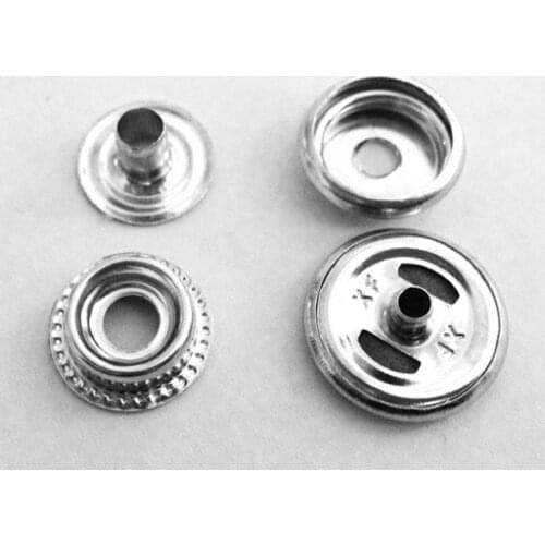 N131 OEM, ODM Snap Metal Button Stud DIY 100 Count
