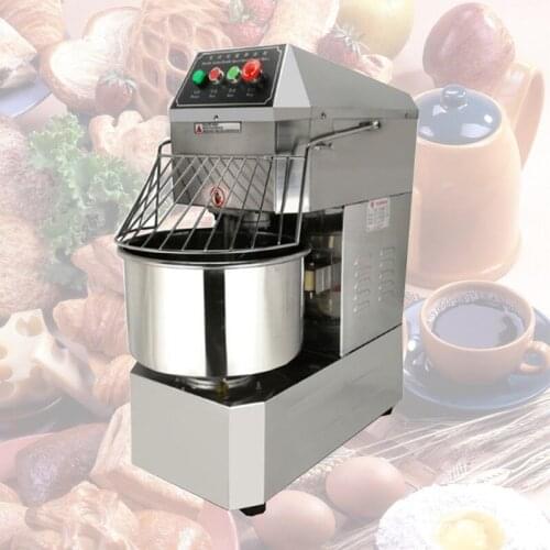 40L Capacity Wheat Dough Mixer Machine Food Grade Stainless Steel Bowl Kneading Machine Dough Making Eggs Blender