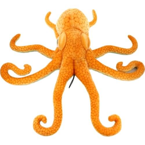 2019 Cute Soft Simulation Big Octopus Plush Toy Doll Sea Animals Children Kids Boys Girls Birthday Gift 75cm PP Cotton