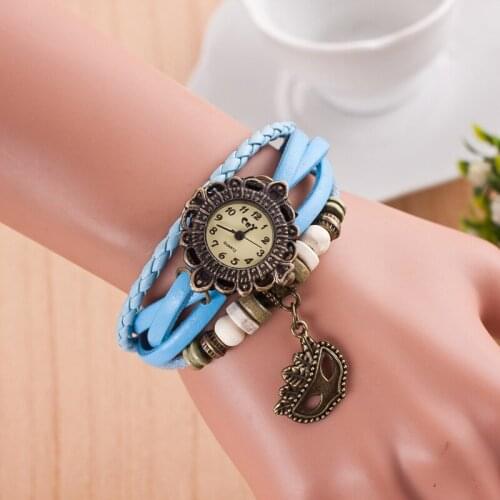 New Bracelet Bracelet Eye Mask Mask Womens Retro Mori Fashion Punk Trend Korean Girl Student Watch