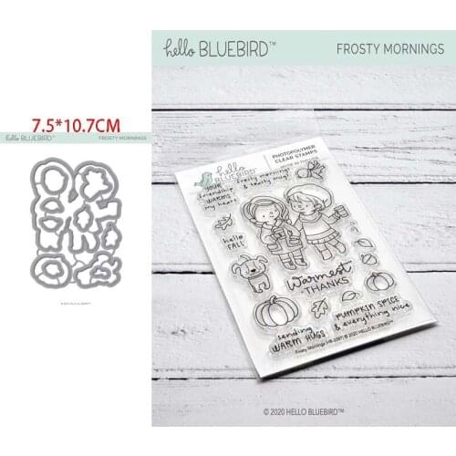 The little girl picked pumpkin Troqueles de corte de metal scrapbooking stamps and dies Metal die cutters for scrapbooking Dies