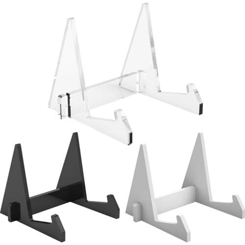 Tablet Book Display Stand Acrylic Photo Frame Brochure Artwork Holder Organizer Carrier JR Deals