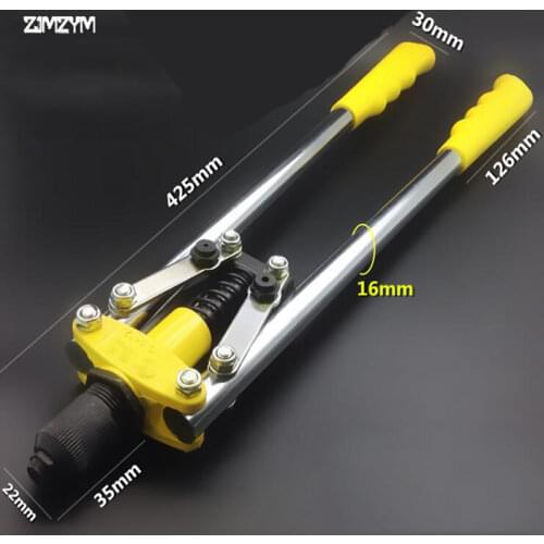 Hot sale High quality blind Rivet Gun Manual Riveter Double Handles Nail Gun Hand Riveter Screw Gun Rivet Gun