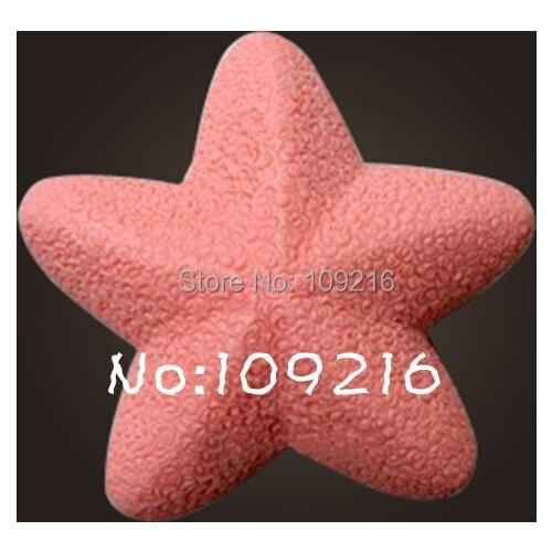 1pcs The Starfish(zx1611) Silicone Handmade Soap Mold Crafts DIY Mold
