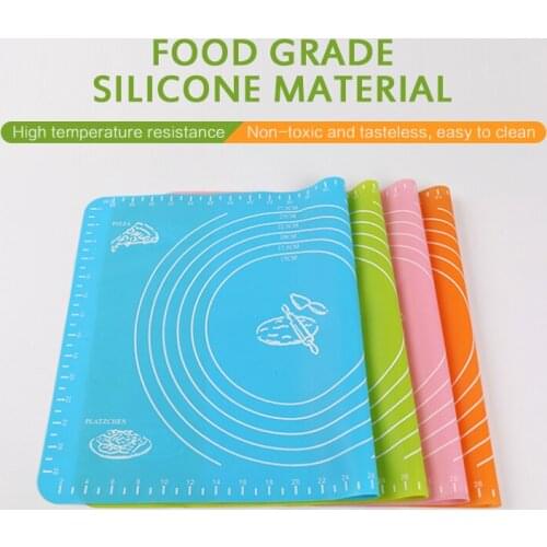 Silicone Mold Silicone Baking Mat Thickening Flour Rolling Scale Mat Kneading Dough Pad Baking Pastry Rolling Scale Mat Bakeware