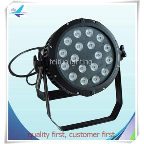 6pcs/lot LED Outdoor Par Light 18x18w DJ Equipment LED Par Stage Lightingt RGBWA UV 6IN1 IP65 LED Par Light