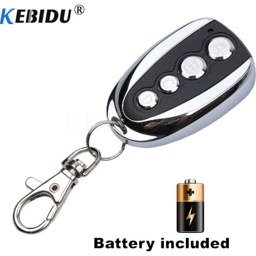 Kebidu 433.92MHZ Universal ABCD Key Control Remote Cloning 4 Channel Auto Car Garage Door Duplicator Rolling Code For Car
