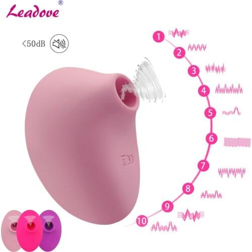 10 Speeds Clitoris Vaginal Stimulator Clit Vacuum Stimulate Blowjob Vibrating Nipple Sucking Vibrator Sex Toys for Adult Couples