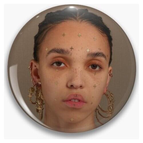Fka Twigs Fan Art Merch Soft Button Pin Jewelry Cute Funny Clothes Fashion Brooch Collar Badge Lover Women Gift Metal Decor