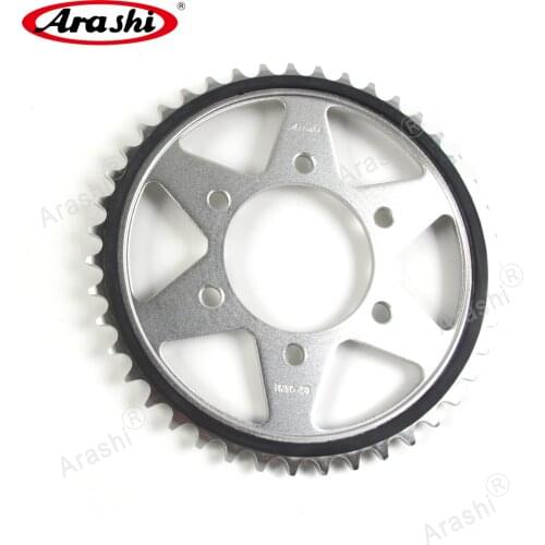 Arashi 43T Rear Sprocket For KAWASAKI KLZ1000 Versys 2012 2013 2014 2015 2016 2017 2018 KLZ 1000 Motorcycle Gear Chain Sprockets