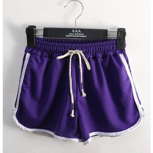 STSVZORR2021 summer new leisure college style loose large size wide-leg pajamas running fitness sports shorts women