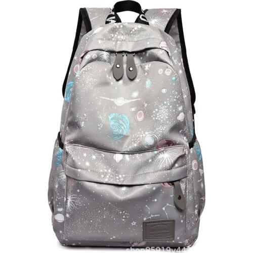 Womens fashion trend junior high school student schoolbag college style high school student backpack travel laptop backpack