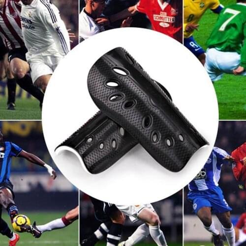 1 Pair Soft Light Football Shin Pads Soccer Guards Supporters Sports Leg Protector For Kids Adult Protective Gear Shin Guard