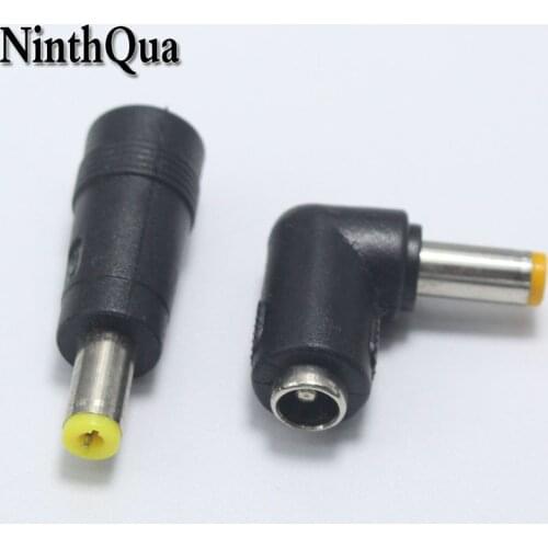 1pcs 5.5 x 2.1 mm Female jack to 5.5*2.5mm Male Plug 90 /180 Degrees DC Power Plug Connector Adapter for PC Phone Toys ect