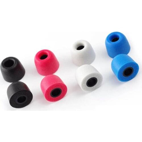 2pcs/pair Eartips Earplug T400 Memory Foam Headphone Ear Pads Sponge Ear Cups In-Ear Earphone Earbuds Headset Bud Tips