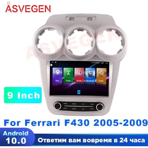 64G Android 10 Car Multimedia GPS Audio Radio Stereo For Ferrari F430 2005-2009 HeadUnit Navigation Screen Player