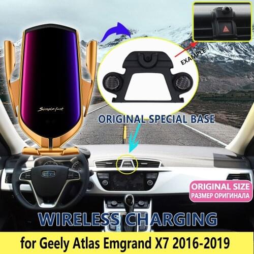 Car Mobile Phone Holder for Geely Atlas Emgrand X7 Sport 2016 2017 2018 2019 Telephone Bracket Support Accessories for iPhone