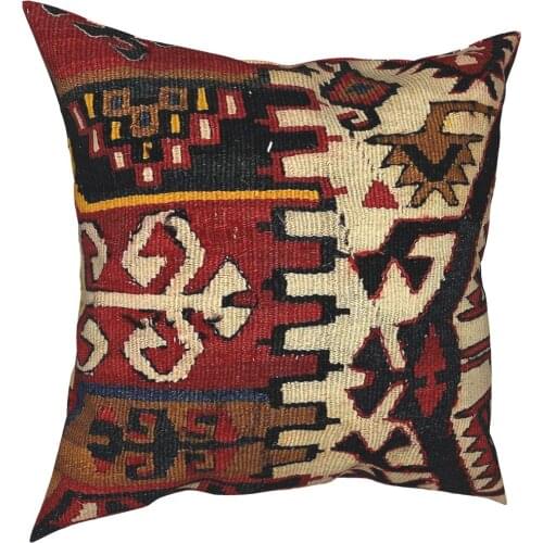 Decor Kilim Navaho Weave Woven Textile Throw Pillow Cover Boho Turkish Ethnic Pillow Persian Antique Pillowcover Home Decor