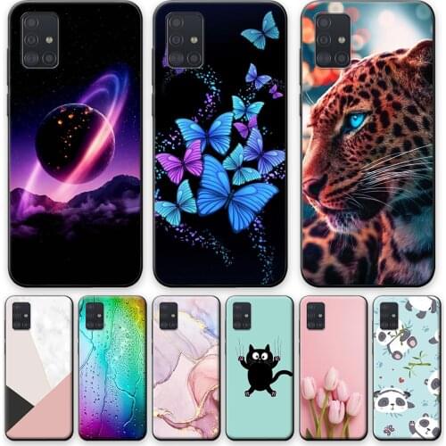 For Samsung A71 Case 5G TPU Fashion Cover on Galaxy A71 5G Soft Shockproof Case For Samsung A71 5G 6.7" Phone Protective Bumper