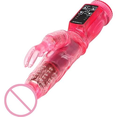 IKOKY G-spot Massager Rotation Dual Stimulation Vibrator Masturbation Devices Waterproof Sex Toys for Women Adult Product