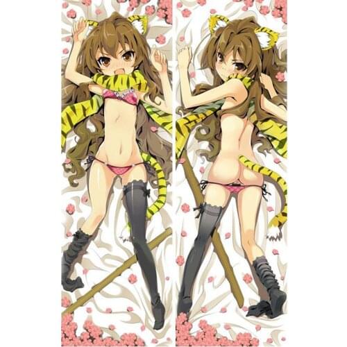 Hot Japanese Anime Toradora! TIGER×DRAGON! Taiga Aisaka Throw Otaku Dakimakura Gifts Bedding Hugging Body Pillow Case 150x50 CM
