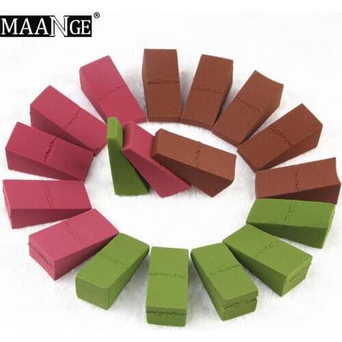 MAANGE 1/24Pcs Triangle Facial Makeup Sponge Cosmetic Puff Foundation Powder Smooth Facial Waterdrop Make Up Puff Beauty Tools
