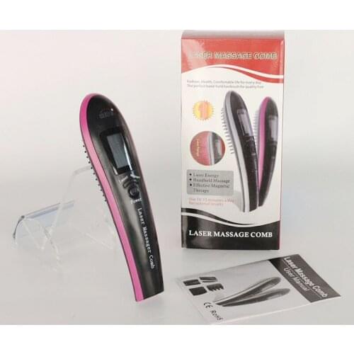 Comb Kit Power Grow Laser Cure Loss Therapy Laser Hair Comb massager Comb Brush Drop shipping