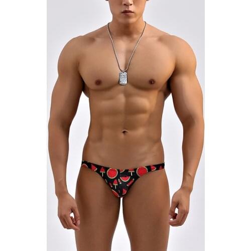 New 2021 sexy low waist tight swimsuits men swim briefs trunk man bikinis beach shorts man swimwear samll size