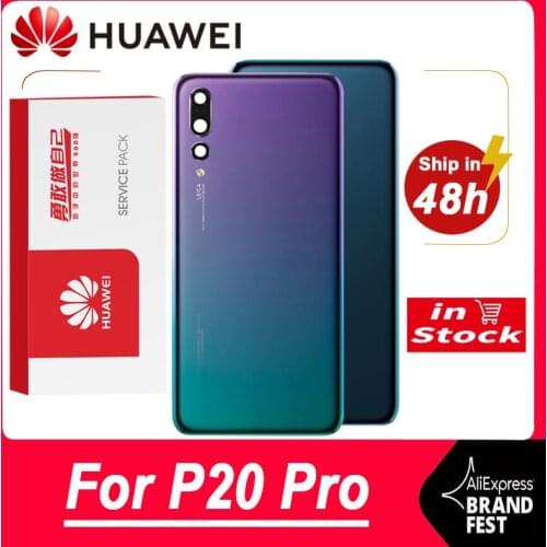 Original Back Cover Battery For Huawei P20 Pro Back Housing Replacement With Camera Lens For Huawei P20 Pro Rear Cover With Logo