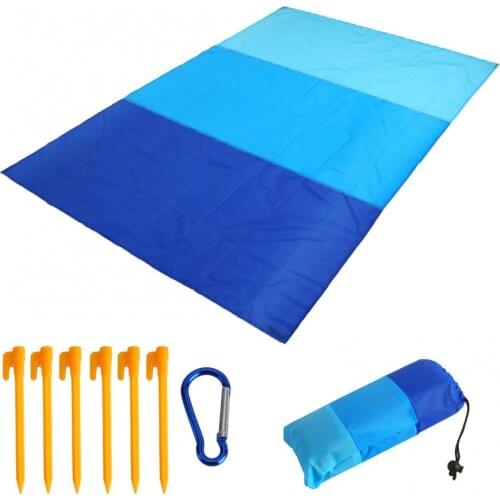 Picnic Blanket Outdoor Beach Sand Carpet Foldable Waterproof Mat Soft Portable Pad Camping Hiking Placemat Cushion