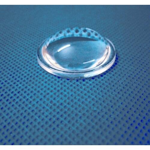 Semi-Circle Plano-Convex 23mm Diameter 8mm Height High Power Optical Reflector Glass LED Lens
