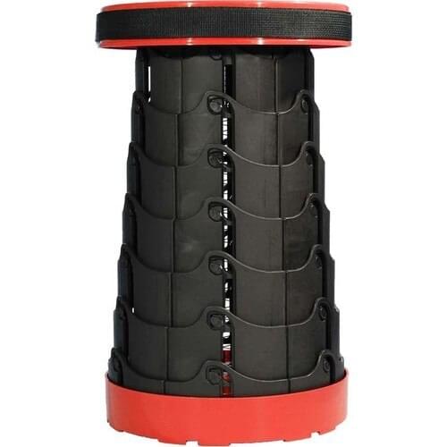 Pikas Telescopic Foldable, Portable Stool-Red