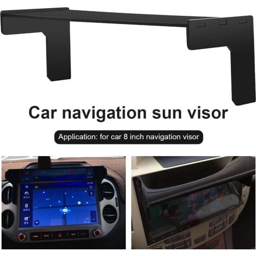 Universal car GPS sunshade GPS Navigator Truck Sunshade Visor Hood Block for 8 inch navigation accessories automatic DVD