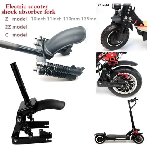 11 inch electric scooter special fork Front shock absorber modified spring with fender Z/C type shock absorption Scooters Parts