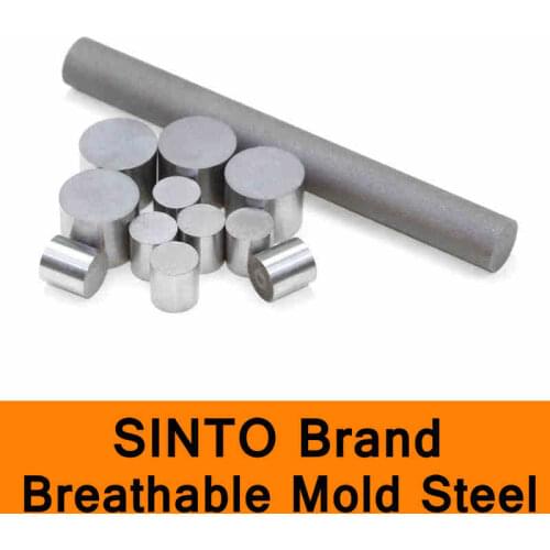 PM35 Breathable Mold Steel Bar SINTO Whole New Brand High Quality Mould Breath Stainless Steel Round Bar Length 100mm