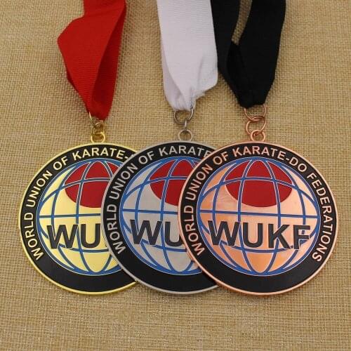 Gold, Silver and Copper Medal Customized to sell high quality and low price Enamel badges