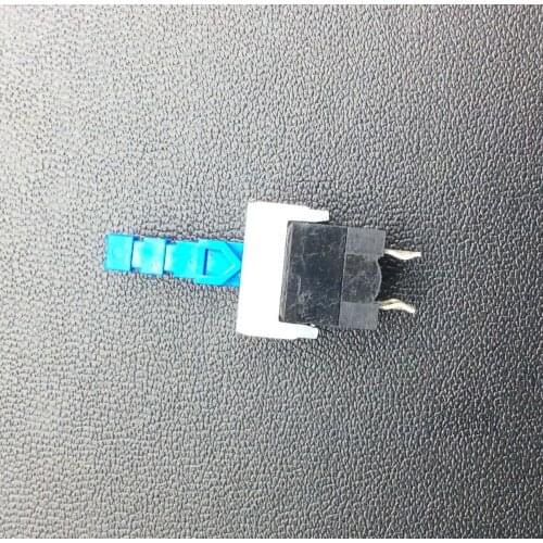 1pc self-locking switch, double row 6-pin button, key with lock, power switch