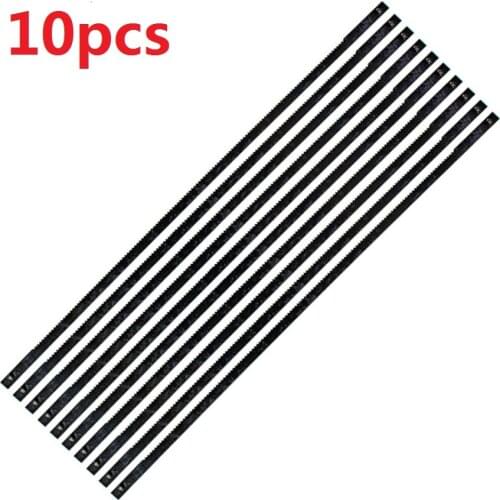 10 Pcs Saw Blades Pinned Scroll TPI 24 Hand Cutting Tools Parts Power Tools Accessories For Woodworking