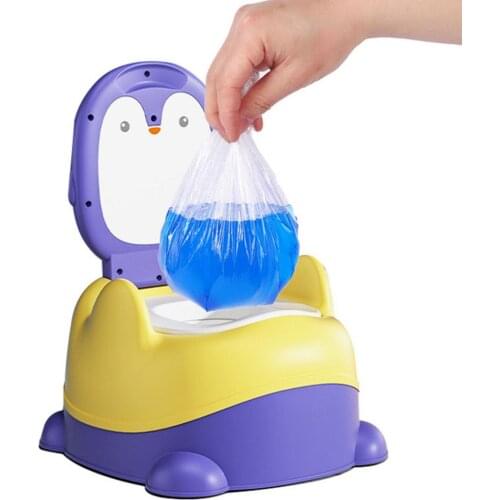 100pcs/50pcs Baby Toilet Cleaning Bag Convenient Garbage Bag Potty Universal Liners Trash Bucket Replacement Supplies Outdoor