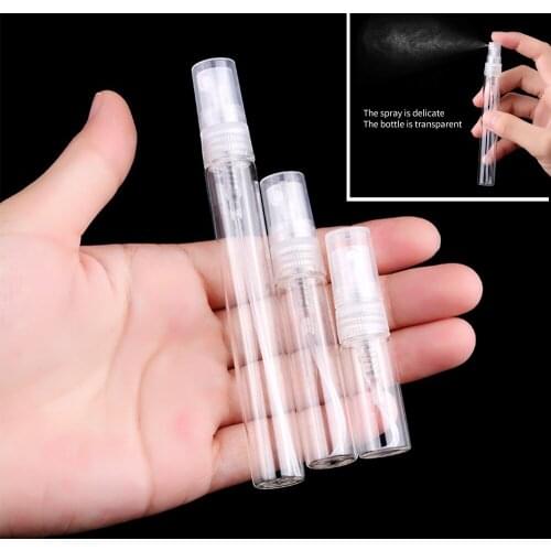 3ml 5ml 10ml Mini Perfume Bottle Glass Empty Bottle Cosmetics Bottled Toner Spray Bottle Nebulizer Portable Cosmetic Container