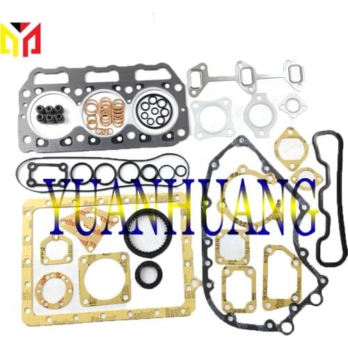 3T75 3T75U Engine Full Gasket Kit Overhual Set For Yanmar Excavator Tractor Diesel Cylinder Head