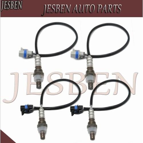 4pcs Upstream & Downstream Lambda Probe Oxygen O2 Sensor fit For 04 05 06 07 Chevrolet Express 1500 2500 3500 234-4087 234-4651