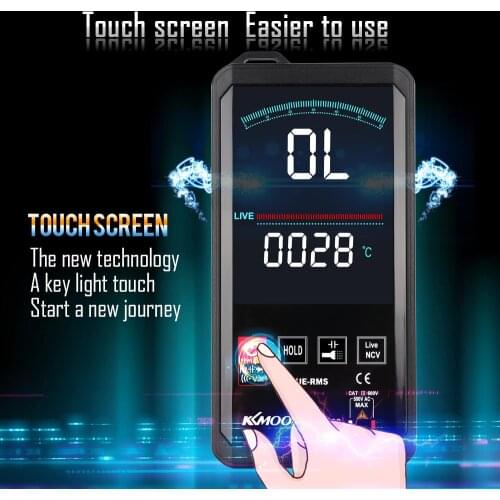 Automatic Digital Multimeter 6000 Counts Intelligent Scanning AC DC Measurement NCV True RMS Measurement Touch Screen Multimeter