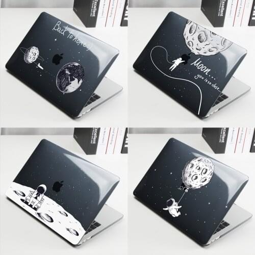 Cartoon astronaut Laptop Case For Macbook Air 13 A2337 A2179 A2338 2020 M1 Chip Pro 13 12 11 15 A2289 Mac book Pro 16 A2141 Case