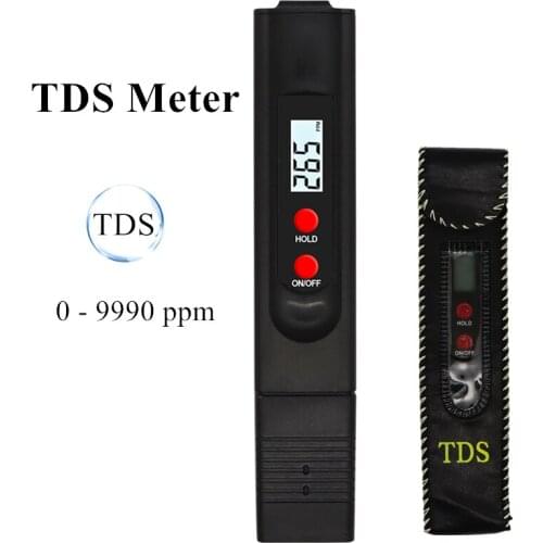 Digital TDS Meter Portable Pen Water Quality Tester Backlight Pen Filter Meter Measuring Tools Accessory For Aquarium 30%Off