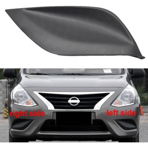 For Nissan Sunny 2014 2015 2016 2017 2018 2019 Front Bumper Grille Driving Lamp Cover Fog Lamp Shell Fog Light Cover No Hole
