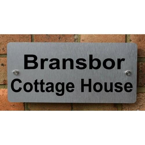 House Aluminium Composite Sign Plaques Door Number Reading RoomSign Personalised Plate