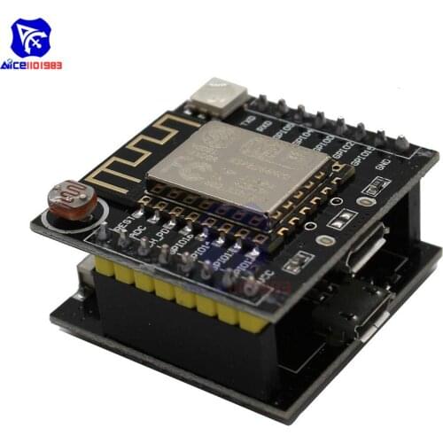 ESP8266 ESP-12F Serial WIFI Witty Cloud Development Board Nodemcu CH340 Micro USB Module for Arduino Mini NodeMCU ESP12 ESP-12